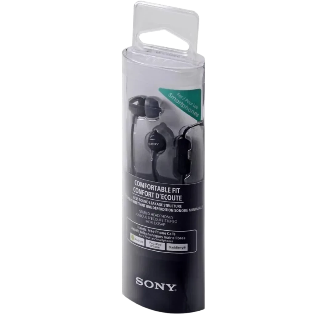 Sony MDR-EX15AP Écoteurs avec Microphone Noir - Ítem2
