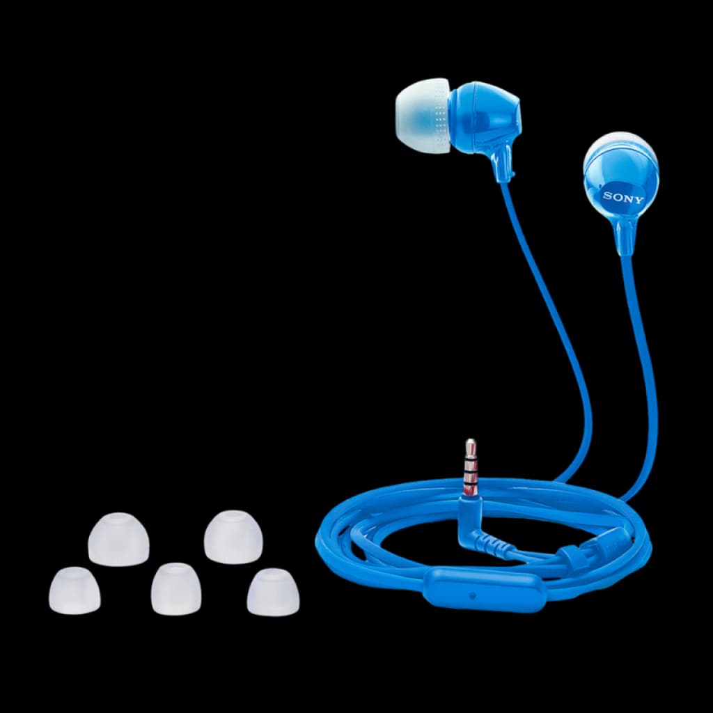 Sony MDR-EX15AP com almofadas de silicone incluídas