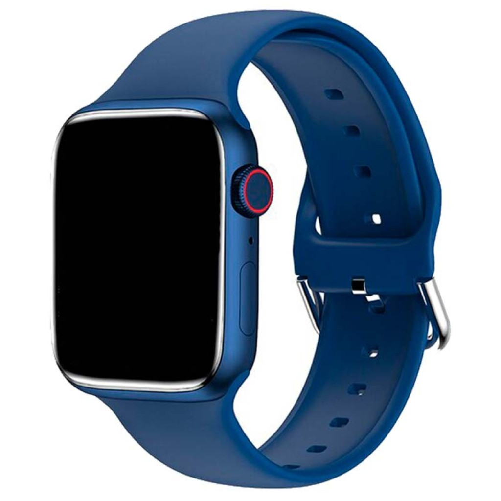 IWO HW37 Bleu / Bracelet sport bleu - Montre connectée - Déballée - Ítem1