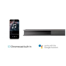 TCL TS9030 RAY·DANZ Series Titanio 3.1 Barra de sonido desprecintado con diseño minimalista, ranuras frontales, Chromecast integrado y compatible con Google
