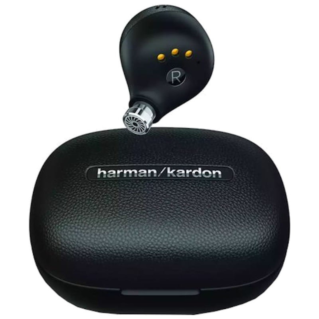 Harman Kardon FLY TWS auriculares Bluetooth em preto com estojo de carregamento magnético, earbuds intra-auriculares com ponteiras de silicone e LED indicador - Item11