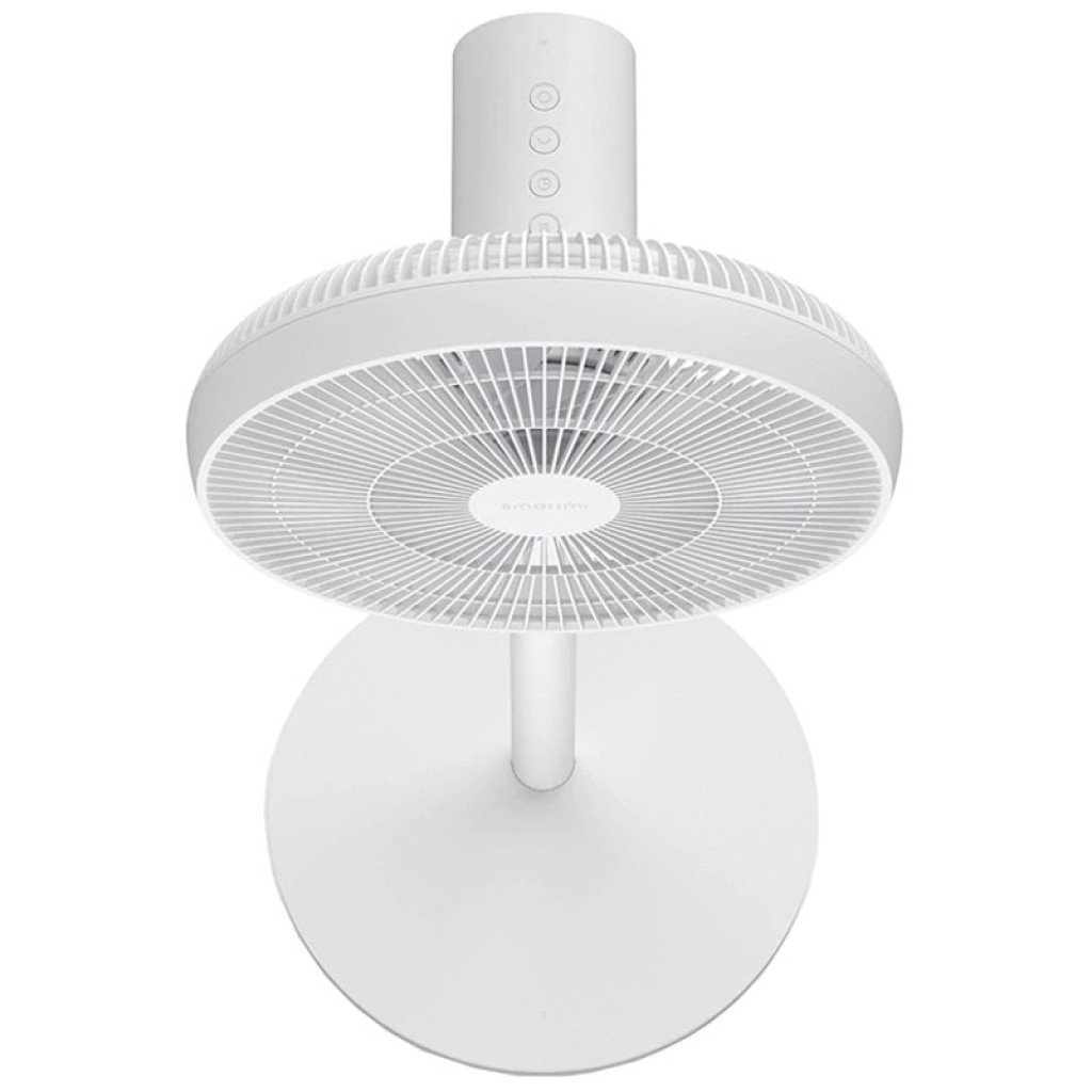 Ventilateur sur pied blanc Xiaomi Smartmi Pedestal Fan 2S Déscellé avec grille circulaire, 7 pales, pied mince et base rectangulaire stable - Ítem3
