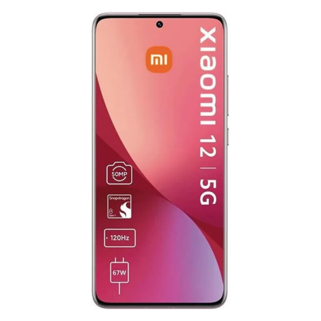 Xiaomi 12 12 GB 256 GB Lilás sem selo com tela ampla perfurada, bordas finas e módulo de câmera tripla vertical com flash; acabamento fosco elegante - Item1