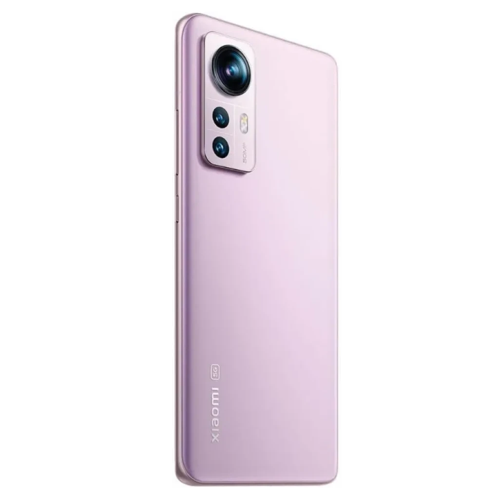 Xiaomi 12 12 GB 256 GB Lilás sem selo com tela ampla perfurada, bordas finas e módulo de câmera tripla vertical com flash; acabamento fosco elegante - Item3
