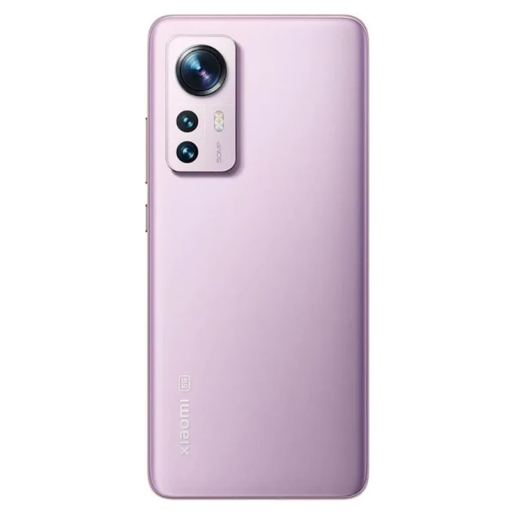 Xiaomi 12 12 GB 256 GB Lilás sem selo com tela ampla perfurada, bordas finas e módulo de câmera tripla vertical com flash; acabamento fosco elegante - Item4