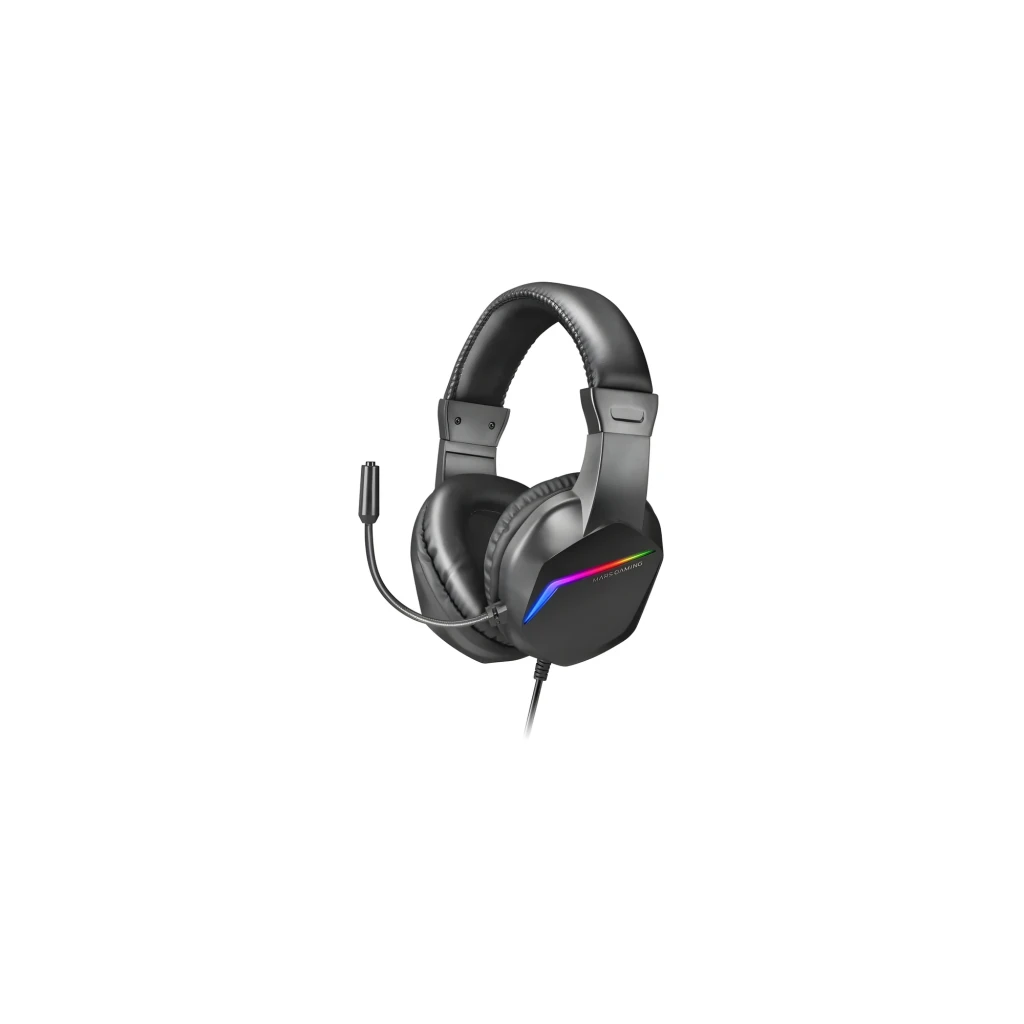 Pack Gaming Mars Gaming MCP-RGB3 avec clavier RGB compact, souris 3200 DPI rétroéclairée, casque avec micro RGB et grand tapis de souris noir - Ítem1