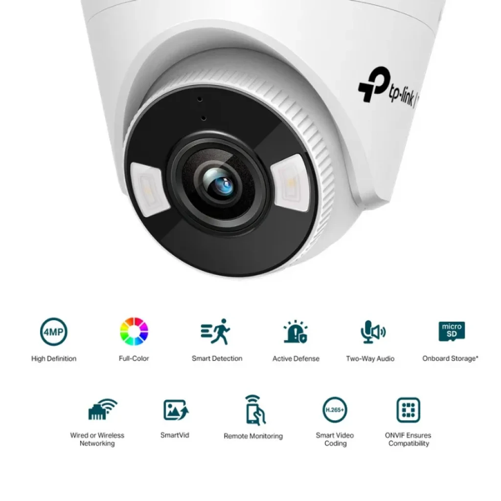 Cámara de Seguridad IP TP-Link VIGI C440(4mm) Torreta Techo Blanco - Ítem1