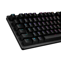Clavier gaming Logitech G G512 Carbon RGB USB Noir avec rétroéclairage multicolore, châssis aluminium sombre et touches hautes au lettrage coloré