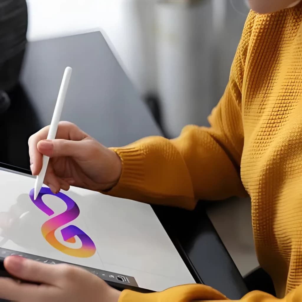 Stylet ID730 Blanc fin et élégant, corps lisse mat, embout précis, idéal pour dessin et prise de notes sur tablette, prise en main confortable