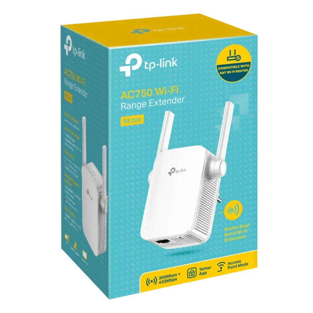 TP-Link RE205 V3 Branco - Repetidor Extensor de Rede - Item3
