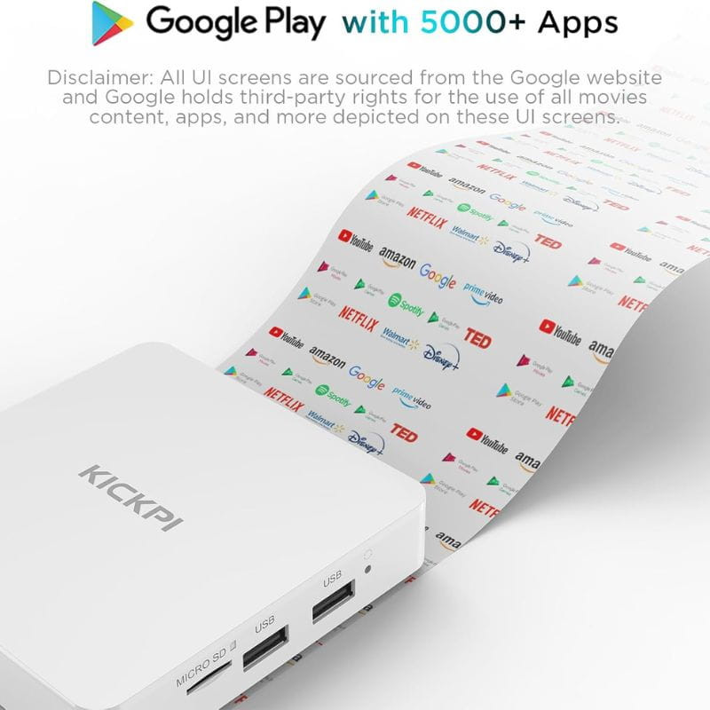 Tanix Kickpi KP1 S905Y4 2GB/32GB Certificado Google Netflix Android 11 Blanco - Android TV - Ítem15
