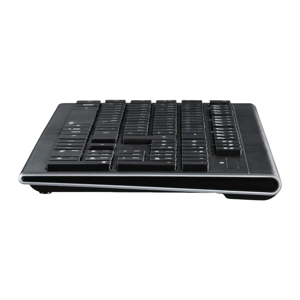 Combo Teclado y Ratón Hama Cortino Inalámbrico RF 2.4GHz Español con teclado full size negro con bloque numérico y ratón óptico negro compacto - Ítem3
