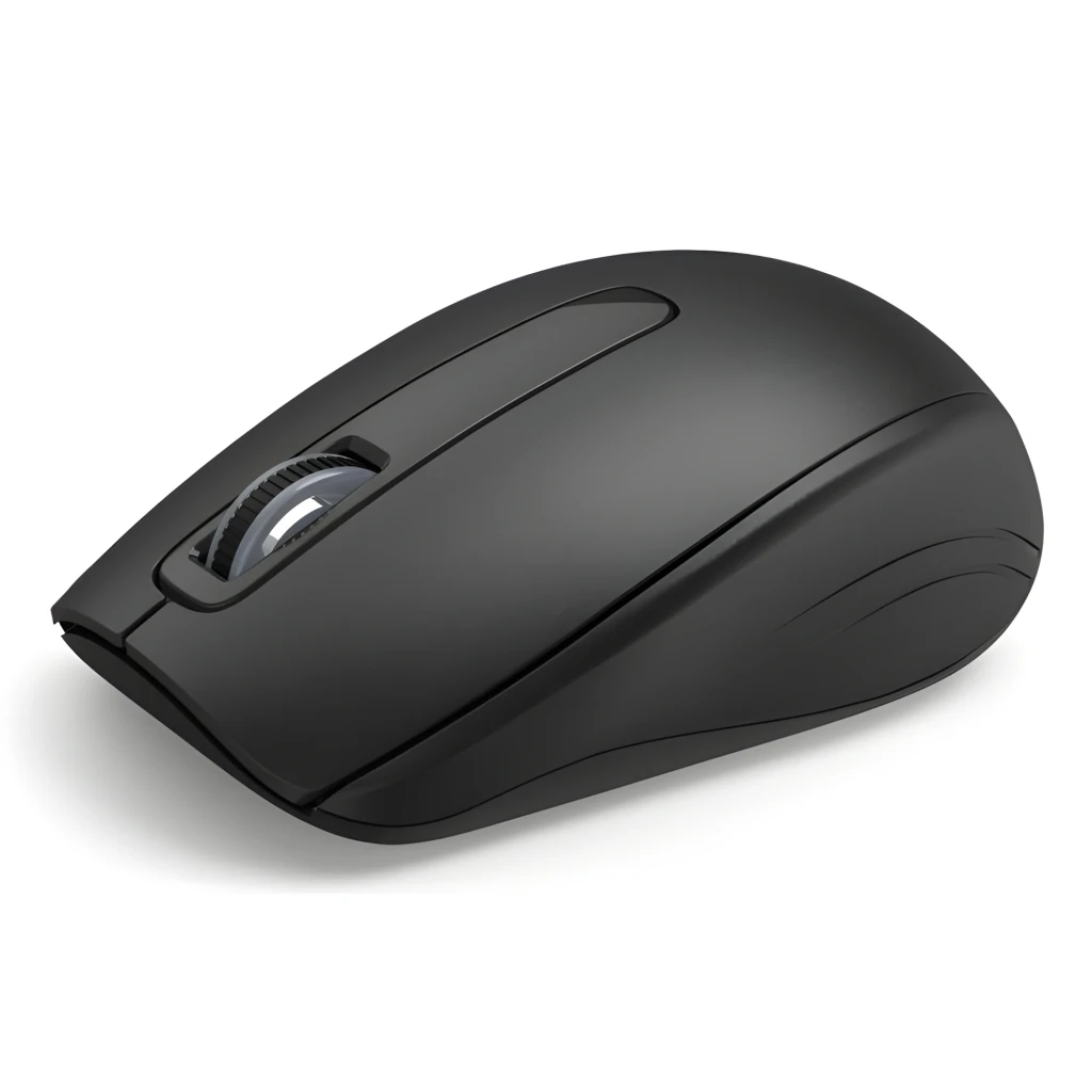 Combo Teclado y Ratón Hama Cortino Inalámbrico RF 2.4GHz Español con teclado full size negro con bloque numérico y ratón óptico negro compacto - Ítem5