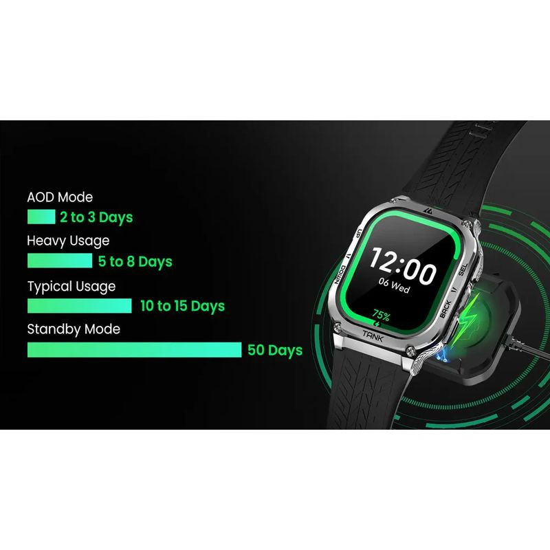 Kospet Tank M3 Negro - Reloj inteligente - Ítem7