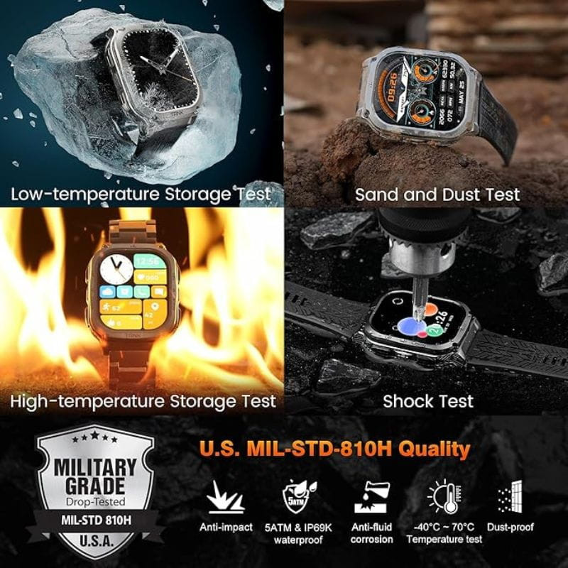 Kospet Tank M3 Argent - Montre connectée - Ítem9