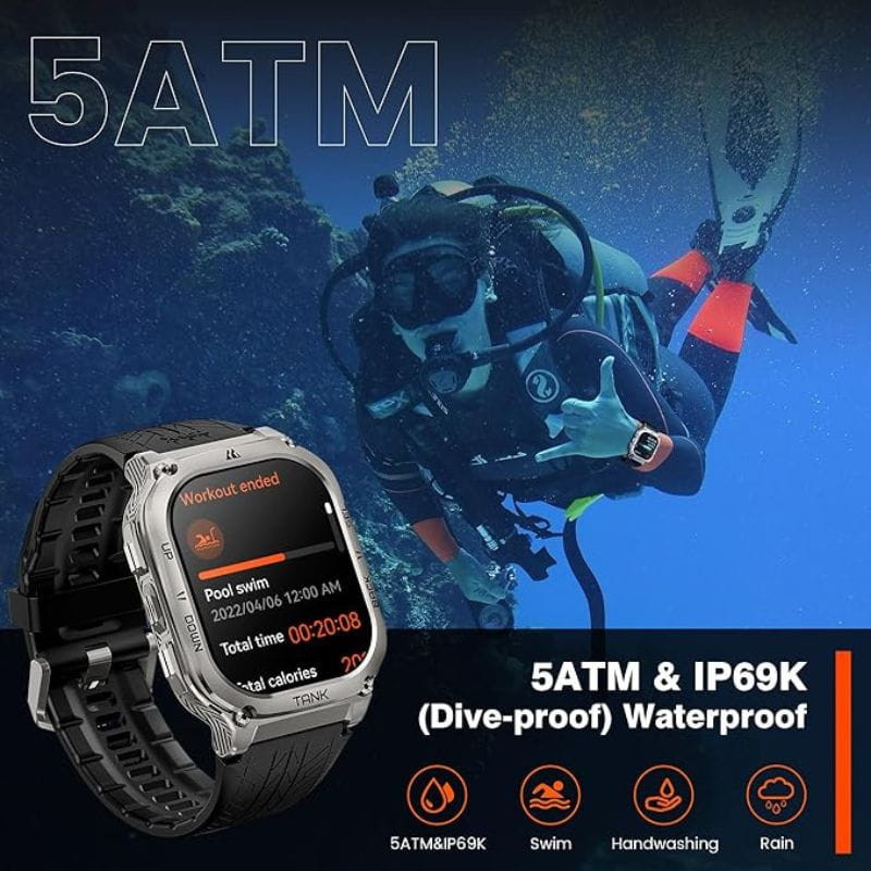 Kospet Tank M3 Argent - Montre connectée - Ítem7
