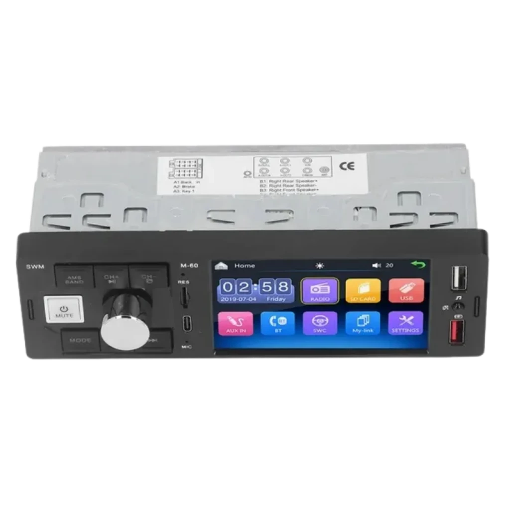 SWM M60 Preto - Autorádio 1 DIN - Item2