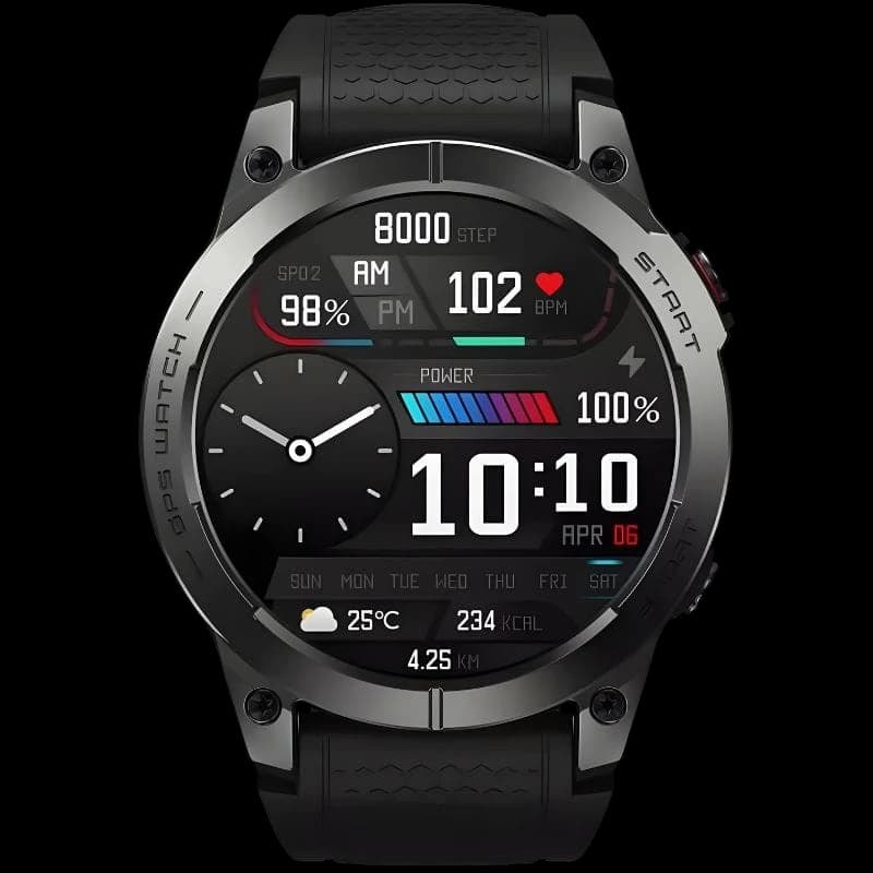 Zeblaze Btalk 3 Pro Noir - Montre connectée avec écran AMOLED HD