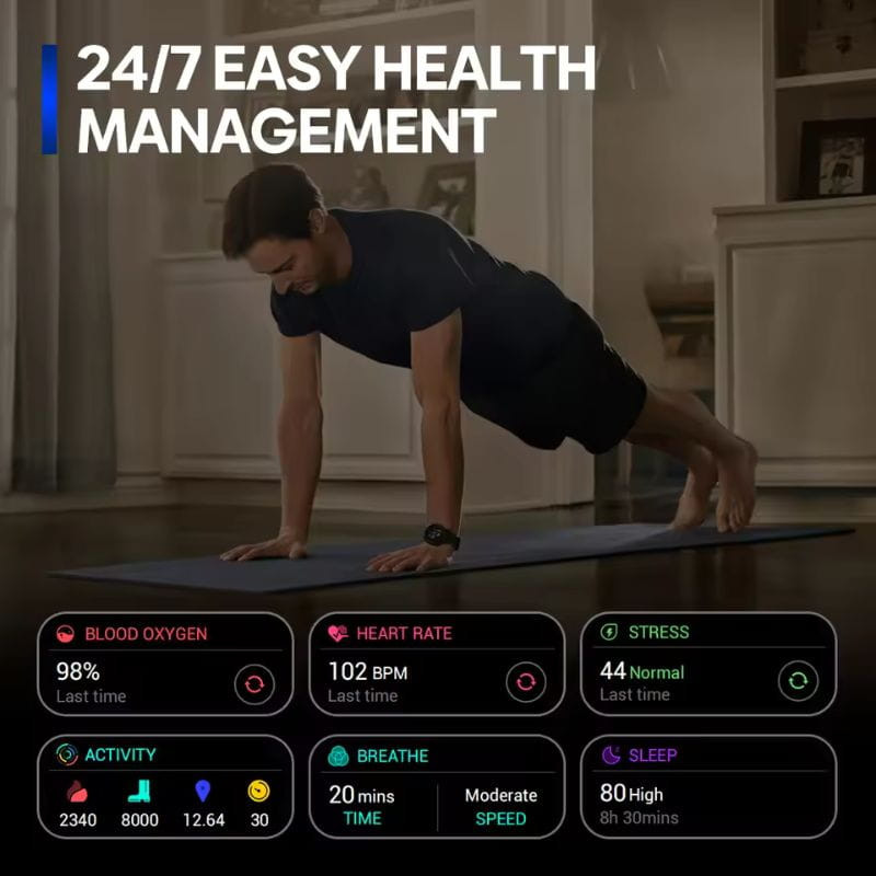 Zeblaze Stratos 3 Pro Azul - Smartwatch com ecrã AMOLED HD - Item4