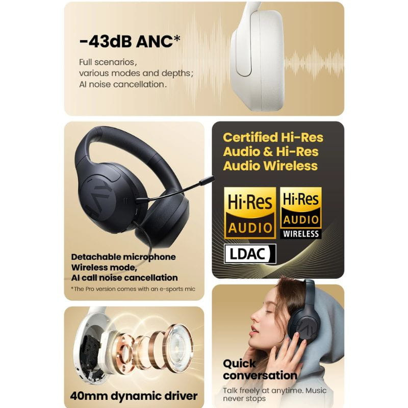 Haylou S30 ANC Blanco - Auriculares Bluetooth - Ítem4