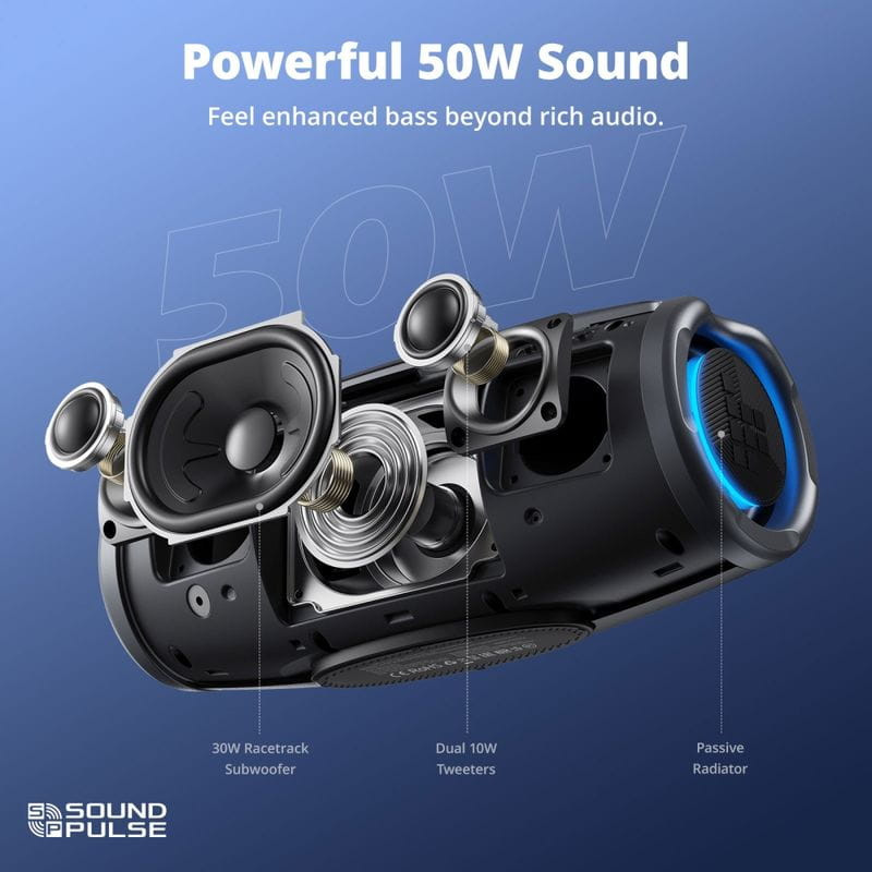 Tronsmart Mirtune S100 50W IPX7 Preto - Coluna Bluetooth - Item5