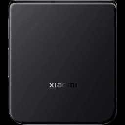 Xiaomi Mix Flip 5G negro plegable, tapa trasera lisa con acabado mate y logotipo xiaomi centrado; bordes redondeados y diseño compacto 12GB/512GB