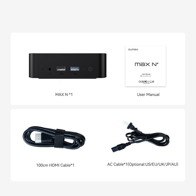 OUMAX MAX N Intel 150/16GB/500GB SSD/Windows Negro - Ítem11