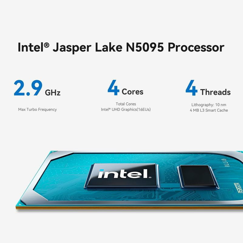 OUMAX MAX N Intel N5095/8 Go/256 Go SSD/Windows Gris - Ítem1