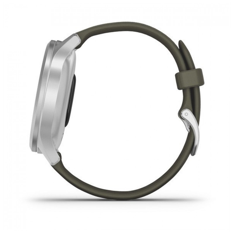 Garmin vívomove Style Aluminio Plateado con Correa de Silicona Verde - Ítem5