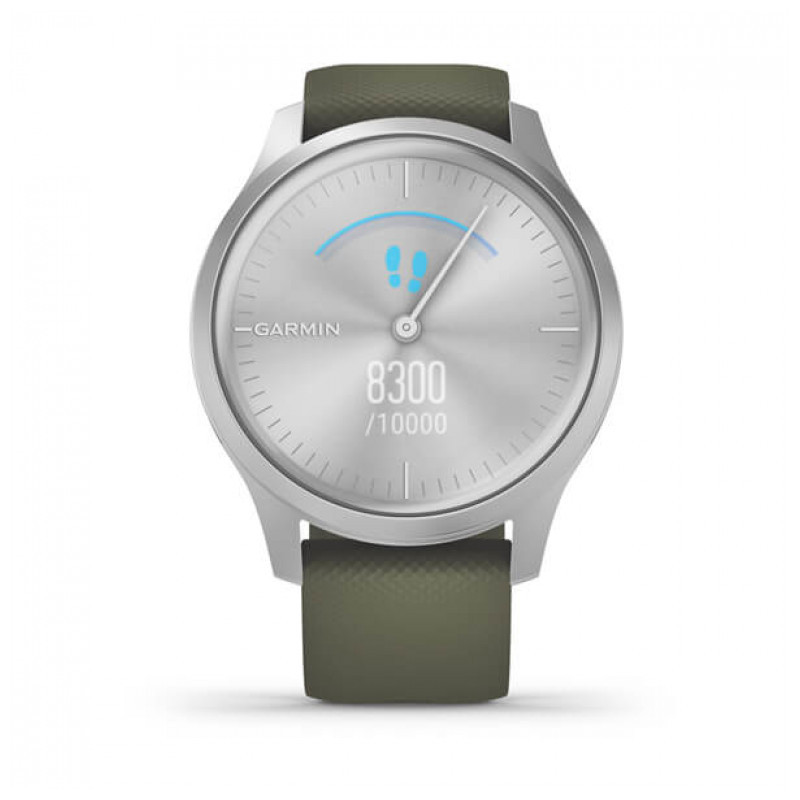 Garmin vívomove Style Aluminio Plateado con Correa de Silicona Verde - Ítem6