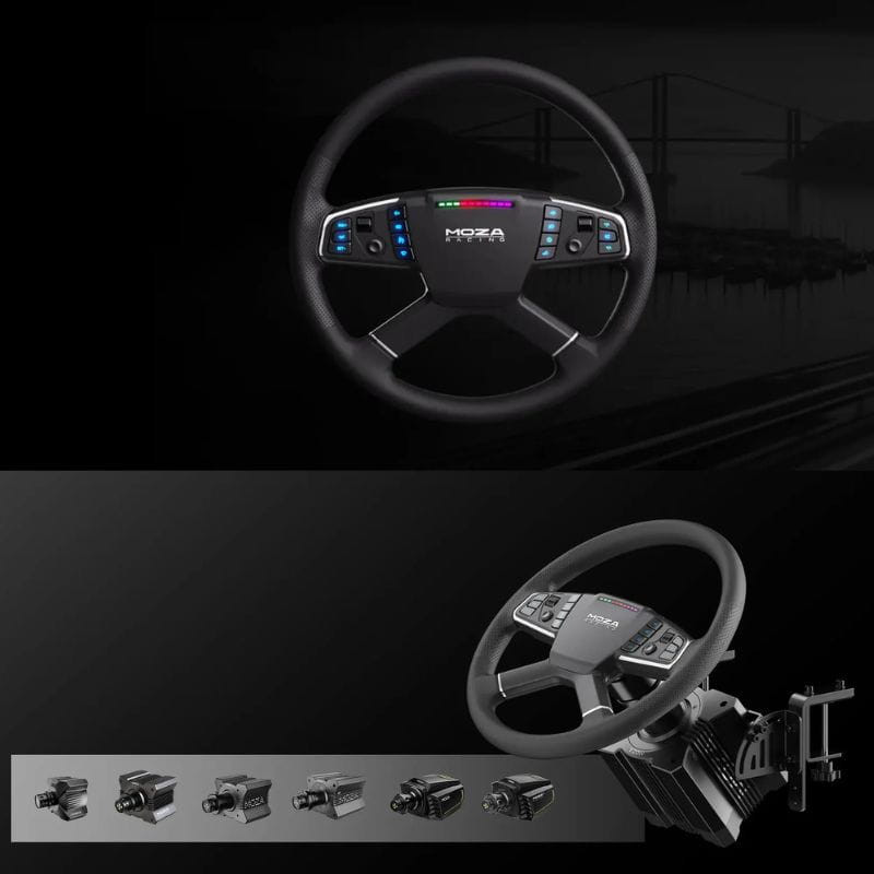 Moza Racing TSW Truck Wheel Preto - Volante para PC - Item5