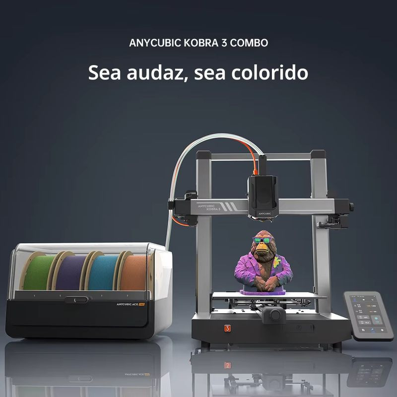AnyCubic Kobra 3 Combo - Imprimante 3D Multicolore - Ítem7