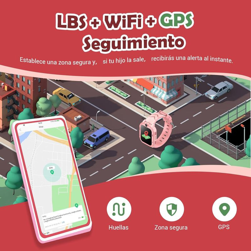 Blackview Z20 4G GPS Rosa - Reloj Inteligente - Ítem2