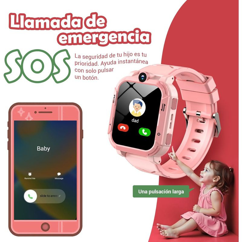 Blackview Z20 4G GPS Rosa - Reloj Inteligente - Ítem4