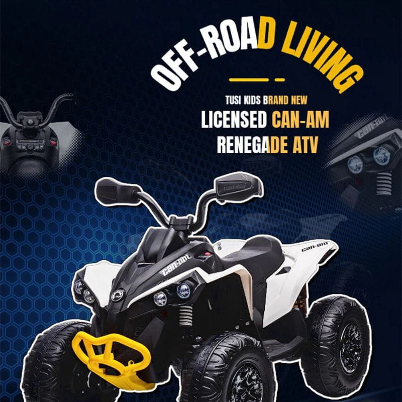 Quad infantil Can Am Renegade 24V Verde - Coche eléctrico para niños - Ítem2