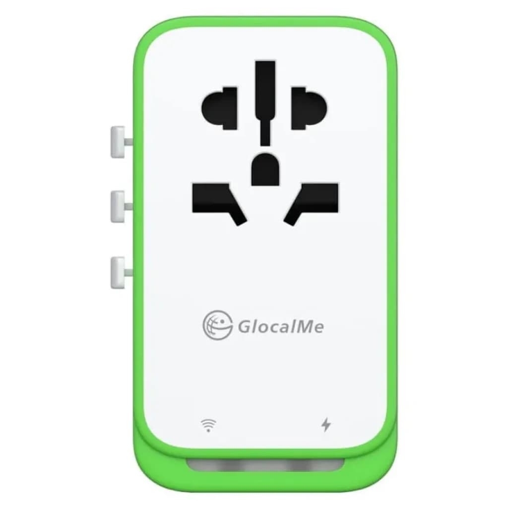 Adaptador de Viaje GlocalMe Roamplug 4G WiFi 4 en 1 - vista frontal