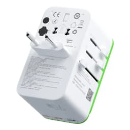 Adaptador de Viaje GlocalMe Roamplug 4G WiFi 4 en 1 - vista a 45 grados