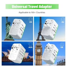 Adaptador de Viaje GlocalMe Roamplug 4G WiFi 4 en 1 - compatibilidad