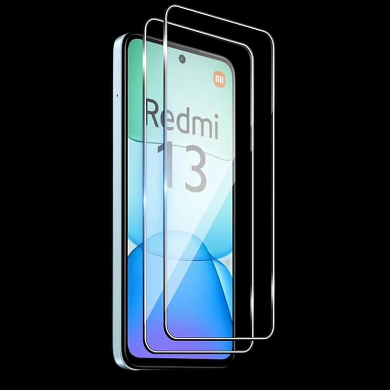 Pack x2 Protecteur d'écran en verre trempé Xiaomi Redmi 13 Full Screen 3D