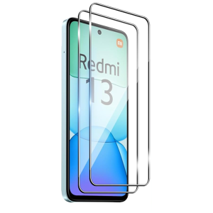 Pack x2 Protector de cristal templado Xiaomi Redmi 13 Full Screen 3D