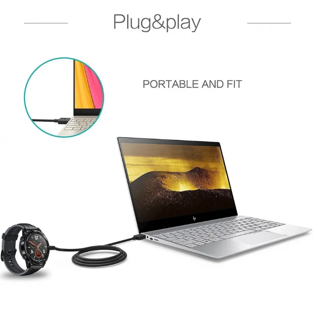Chargeur pour Honor Watch 5 / Watch 4 / GS 4 / GS 3 Noir Compatible - Ítem5