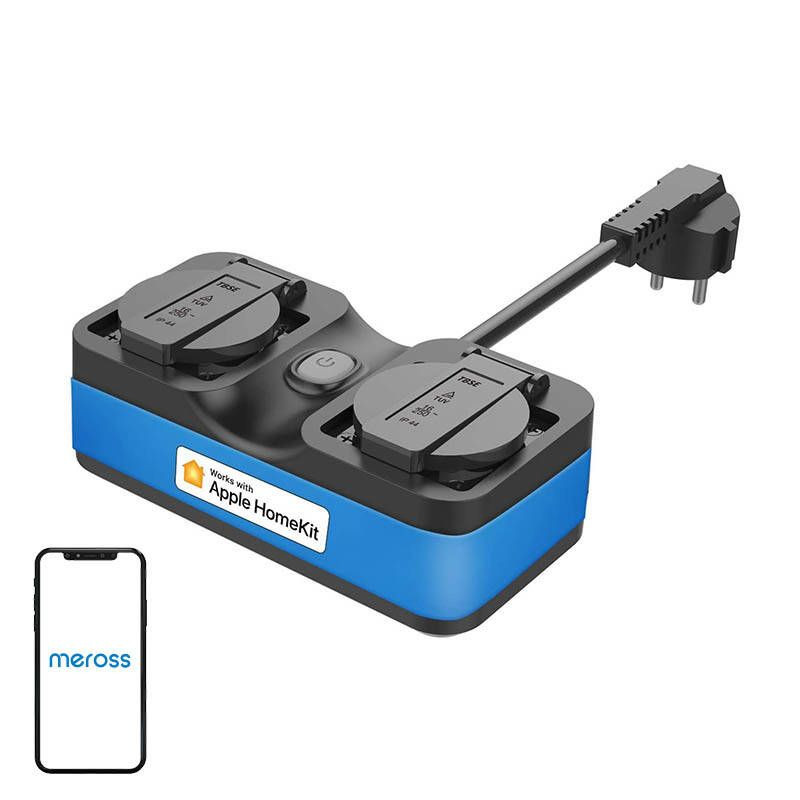 Meross MSS620HK WiFi HomeKit Azul - Enchufe para el exterior - Ítem1