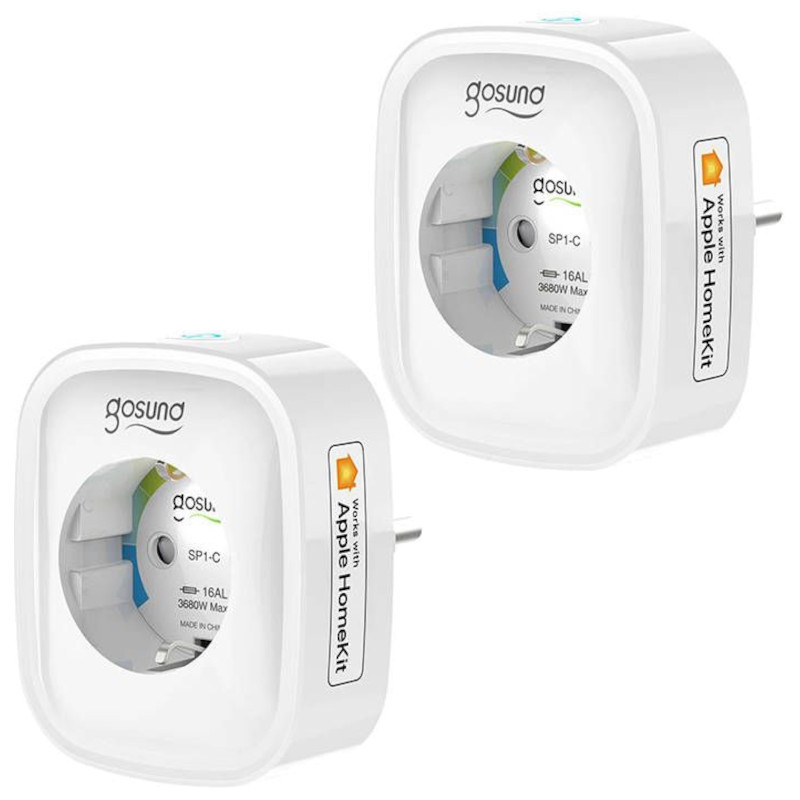 Gosund SP1-H HomeKit 16A Pack of 2 Branco - Tomada Inteligente - Item