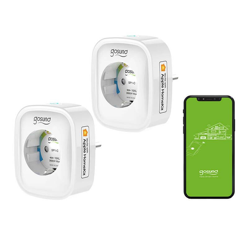 Gosund SP1-H HomeKit 16A Pack of 2 Branco - Tomada Inteligente - Item2