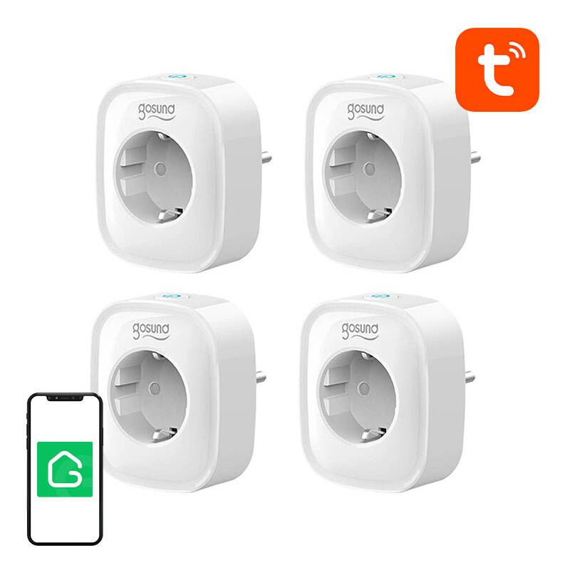 Gosund SP1 3680 W 2,4 GHz Conjunto de 4 Branco - Tomadas inteligentes - Item1
