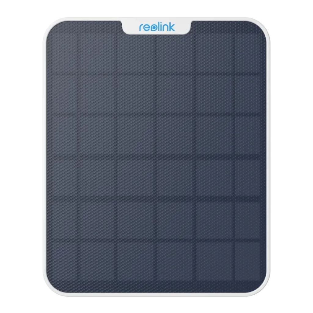 Panneau solaire Reolink Solar Panel 2 6W IP65, panneau noir avec cadre blanc et support mural réglable, compatible avec les caméras Reolink à batterie - Ítem1