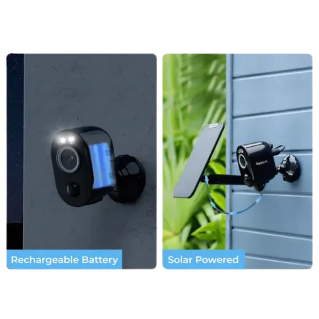 Reolink Argus Series B330-B con cuerpo negro compacto y foco LED dual, lente gran angular, sensor PIR frontal y soporte ajustable para exterior - Ítem3