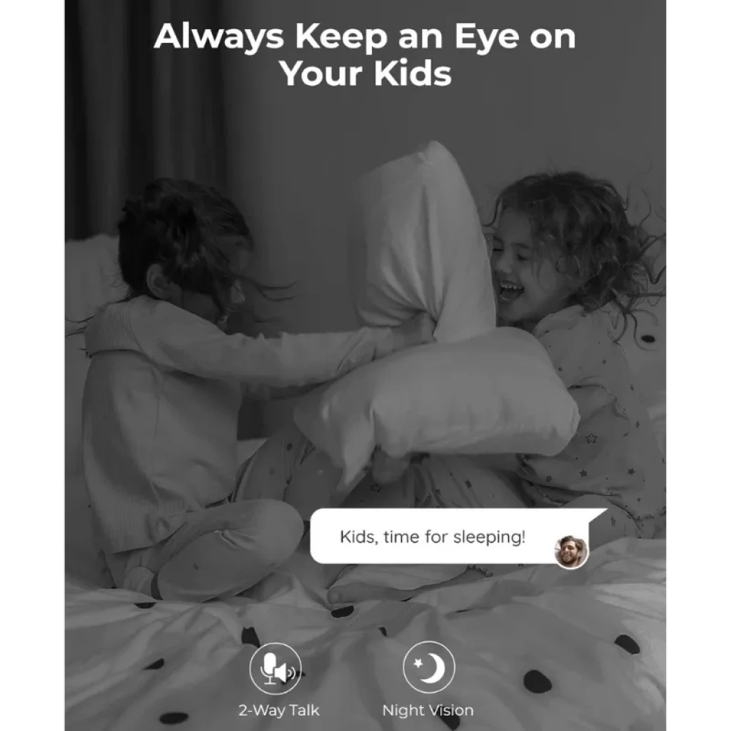 Câmara Reolink E Series E320 3MP, esfera branca com lente preta, base estável, WiFi, visão noturna IR, design PT para vigilância interior - Item2