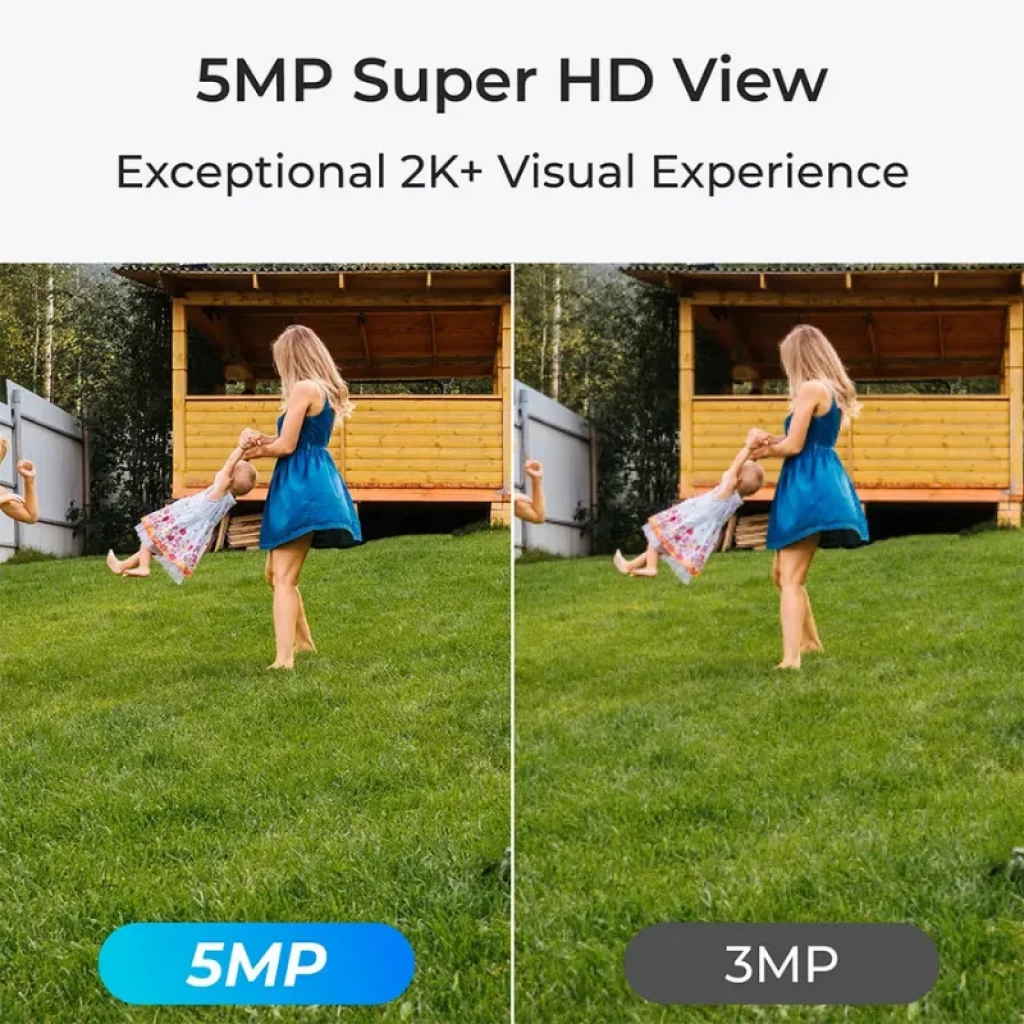 Reolink D340W Blanc avec sonnette et interphone vidéo ; caméra frontale circulaire, microphone, gros bouton lumineux et module secondaire avec bouton - Ítem1