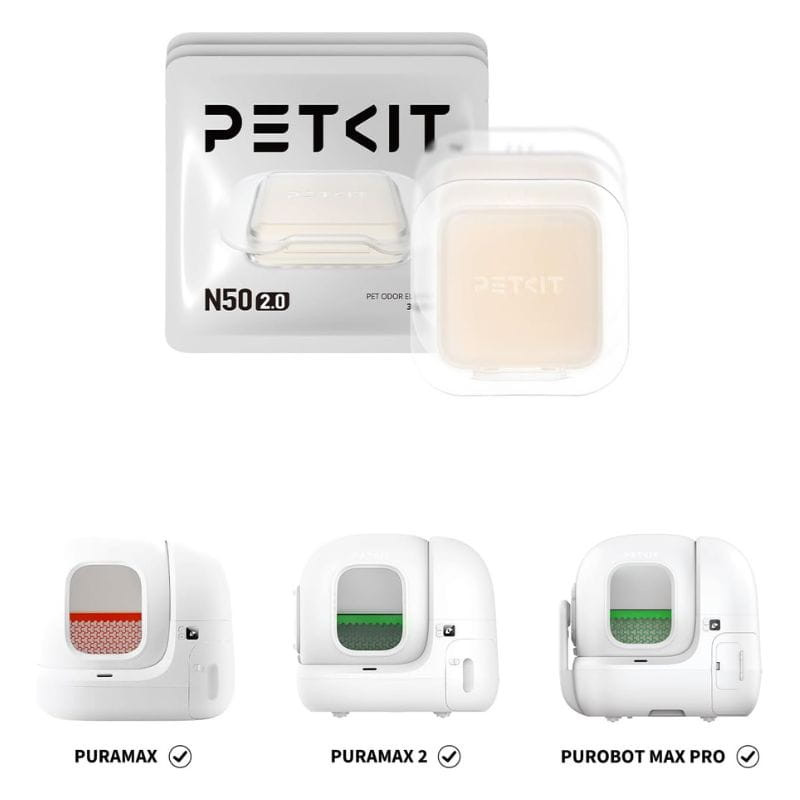 Eliminador de olores N50 2.0 para Arenero PETKIT PuraMax, PuraMax 2 y PUROBOT MAX PRO - Pack de 3 Unidades - Ítem5